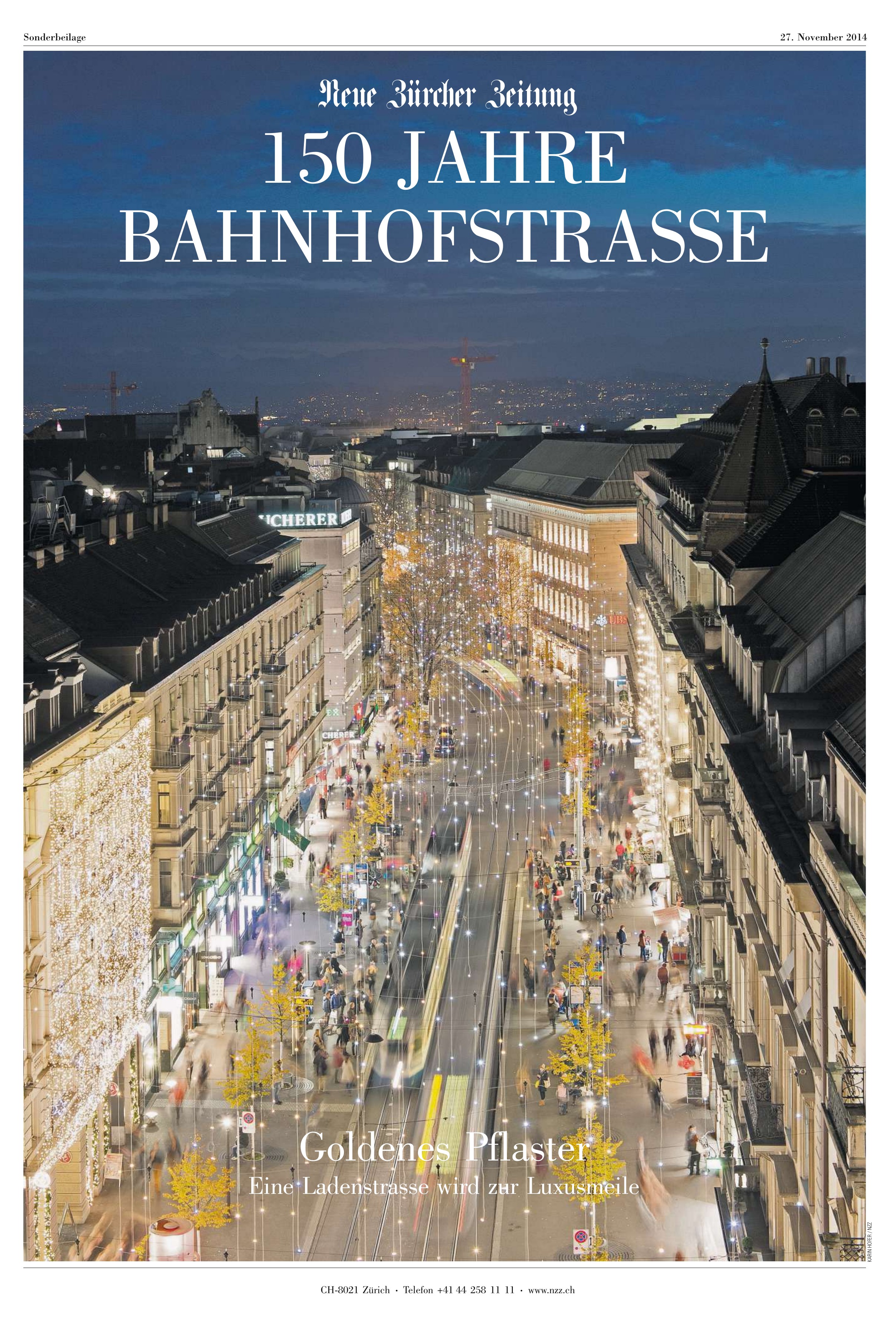 Preview of 150 Jahre Bahnhofstrasse